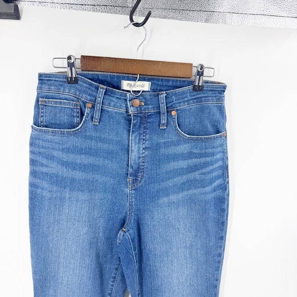 ✅ MADEWELL CURVY HIGH RISE SKINNY CROP Blue Women's Jeans SIZE 29 - Picture 2 of 8